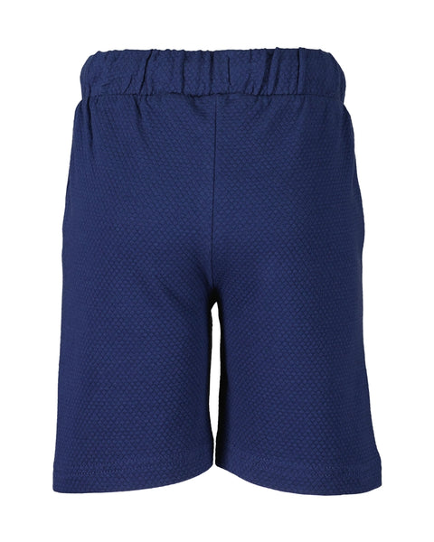Blue Seven Boys' Shorts 824659 Waffle Texture Navy