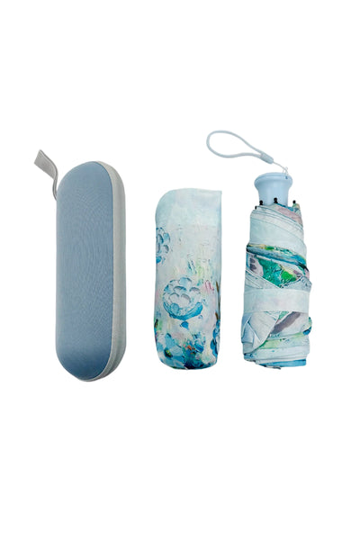 ShineMe Floral Oil Painting Umbrella with Travel Case (Mini) UM-8605