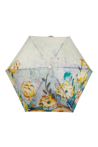ShineMe Floral Oil Painting Umbrella with Travel Case (Mini) UM-8605