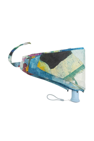 ShineMe Floral Oil Painting Umbrella with Travel Case (Mini) UM-8606-A