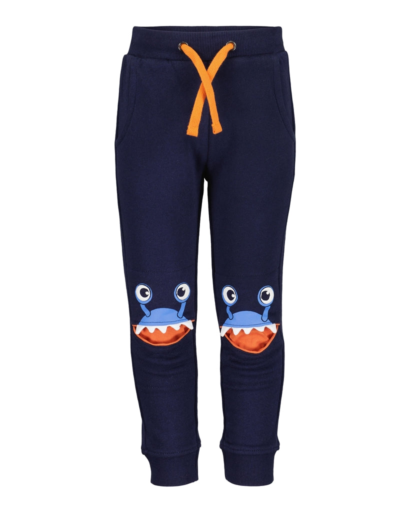 Blue Seven Boys'  Drawstring SweatPants with Monster Knees 875090