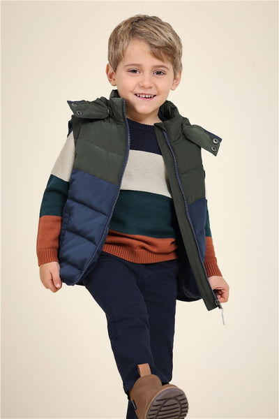 blue seven boys  navy gilet ireland