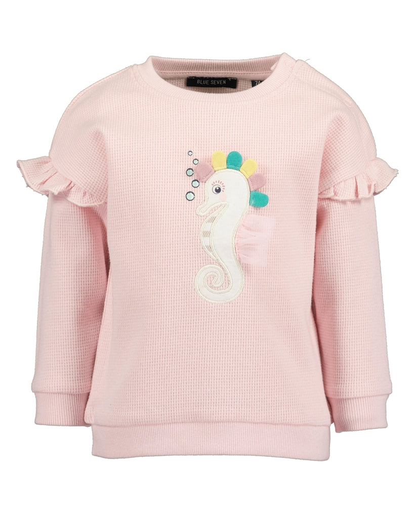 Blue Seven Girls' Sweat Shirt 909044 Rose