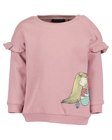 Blue Seven Girls' Sweat Shirt 909044 Mauve