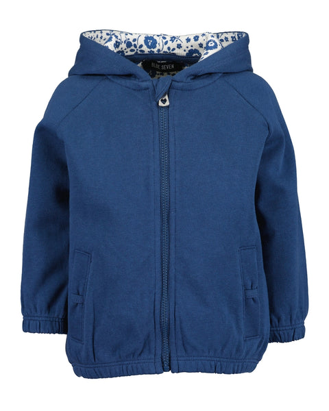 Blue Seven Infant Girls' Zip Hoodie 909045 Ocean