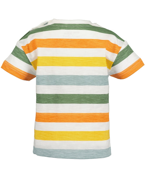 Blue Seven Infant Boys' Stripe T Shirt 928167 Off White