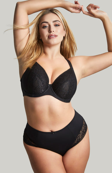 Sculptress Roxie Plunge Bra 9586 Black