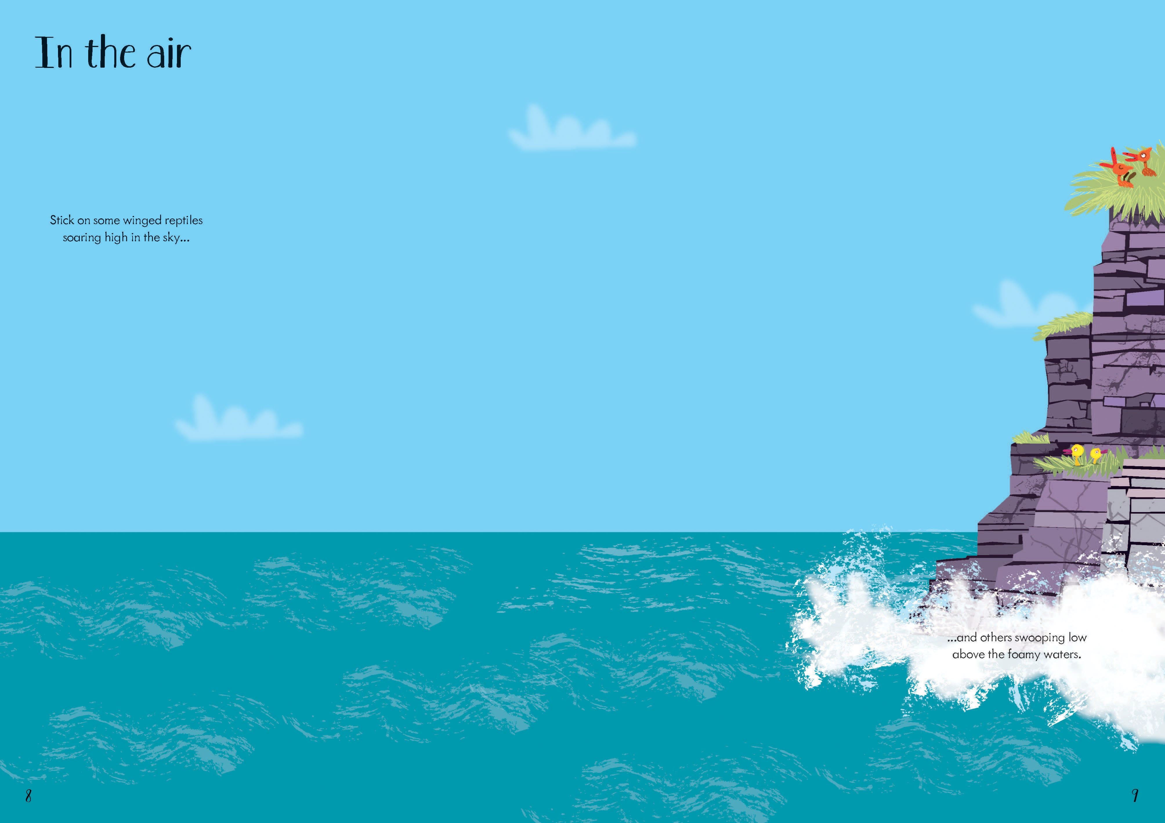 dinosaur sticker  book