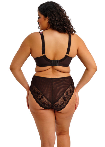 Elomi Morgan High Leg Brief Dark Romance