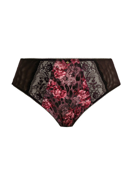 Elomi Morgan High Leg Brief Dark Romance