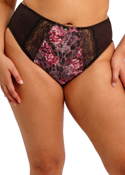 Elomi Morgan High Leg Brief Dark Romance