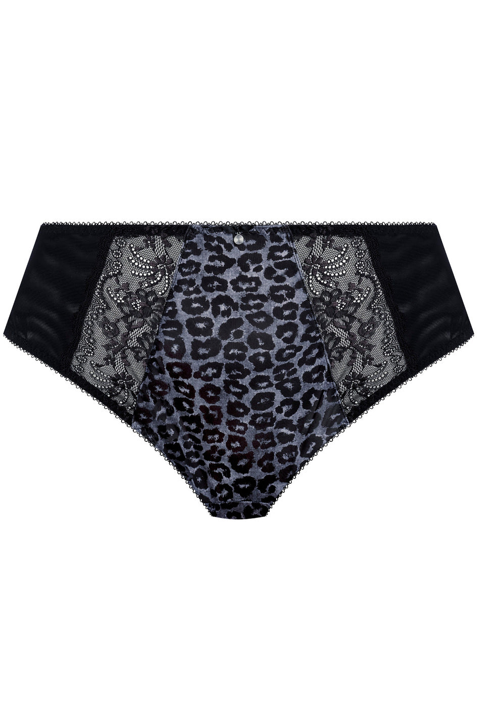 Elomi Morgan High Leg Brief Snow Leopard