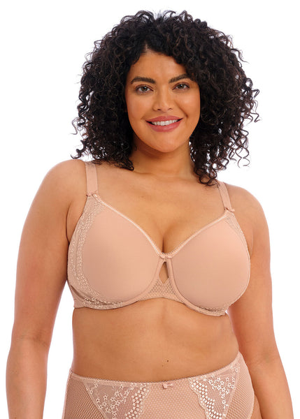 Elomi Charley Bandless Spacer Moulded Bra Fawn