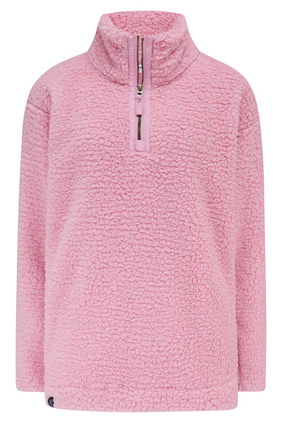 Lighthouse Ladies Bay Half Zip Fleece Pink