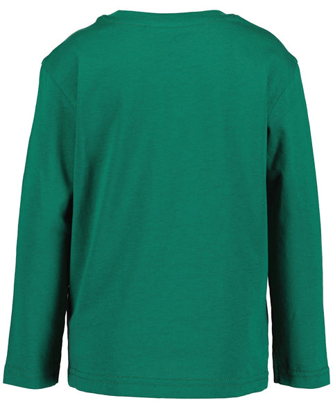 Blue Seven Boys' Long Sleeve TShirt 850766-7310 Green Truck+Bulldozer