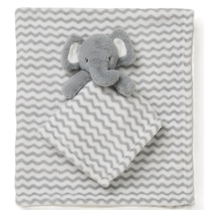 SNUGGLE TOTS Baby Unisex Elephant Comforter & Blanket C05751