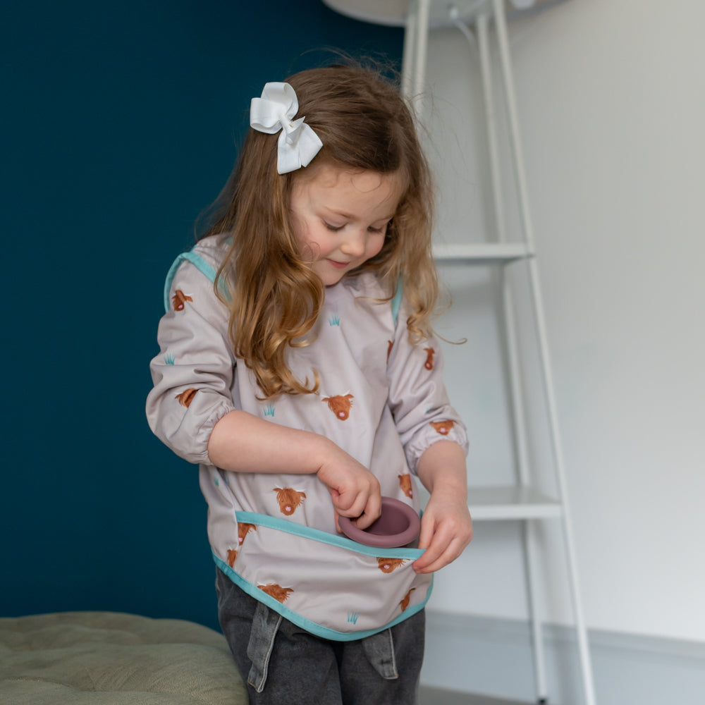 ziggle coverall feeding bib