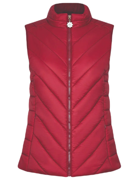 Country Estate Lundy Ladies Gilet 1664 Red