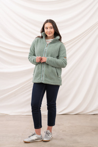 Lighthouse Ladies Cobh Full Zip Fleece Sage