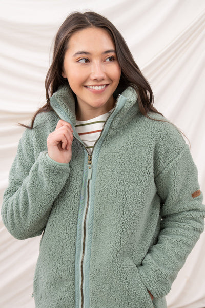 Lighthouse Ladies Cobh Full Zip Fleece Sage