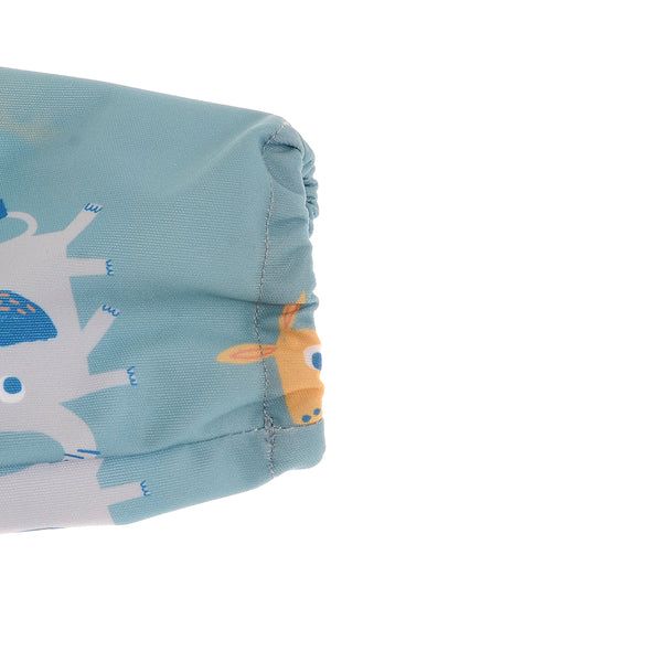 Ziggle Coverall Feeding Bib Giraffe and Elephant