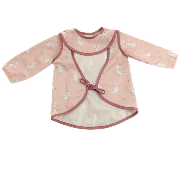 Ziggle Coverall Feeding Bib Bunnies