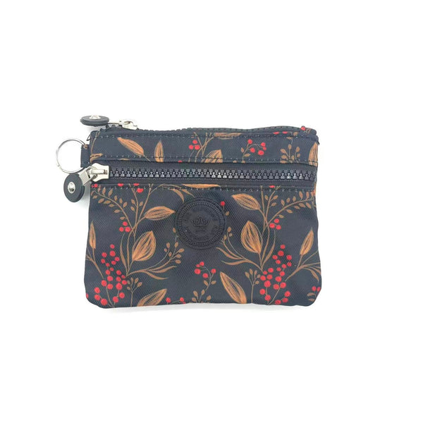 Air Supreme 2-Zippers Coin Purse Water Resistance D313