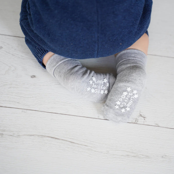 The Little Sock Co - Stay-on, Non-Slip Socks Grey