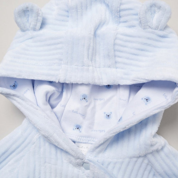 Rock A Bye Baby Baby Boys Jumbo Velour Jacket With Interlock Lining+Footed Trousers Outfit E07783