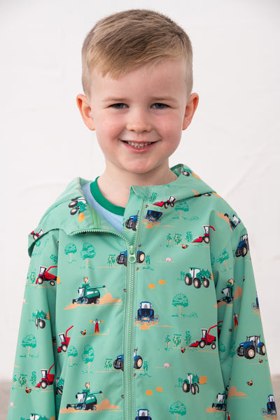 Little Lighthouse Ethan Jacket - Soft Green Tractor