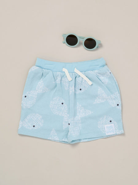 Lily & Jack Baby Boys 3 Piece Top & Short Outfit With Sun Glasses F10224INF