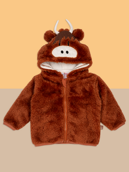 Blade & Rose Hoodie-Neutral Highland Cow