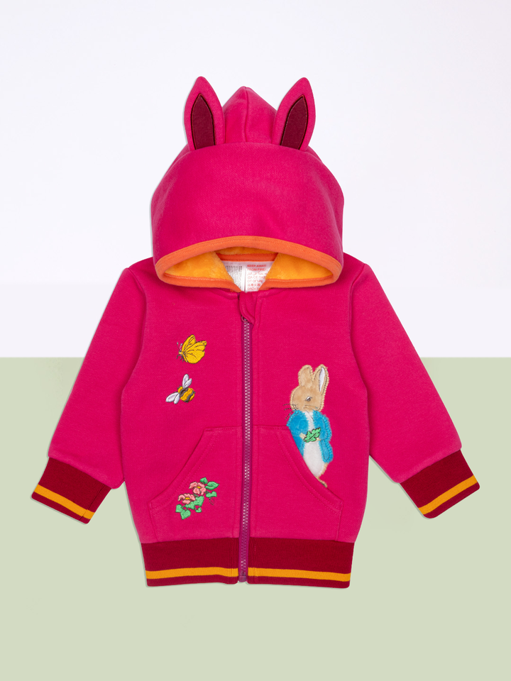 Blade & Rose Peter Rabbit Autumn Leaf Hoodie Pink