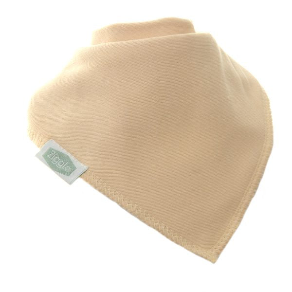 Ziggle Bandana Dribble Bibs Cream Bib