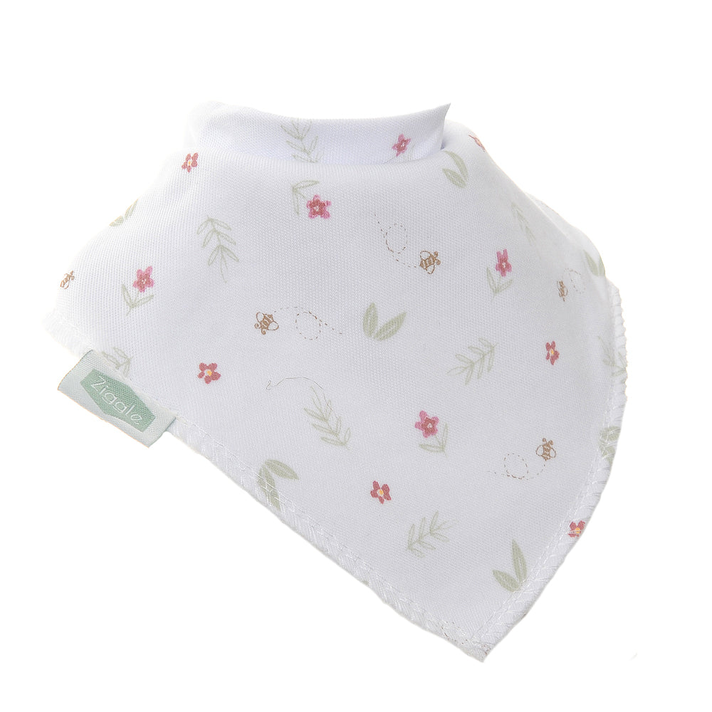 Ziggle Bandana Dribble Bibs Flowers and Ferns