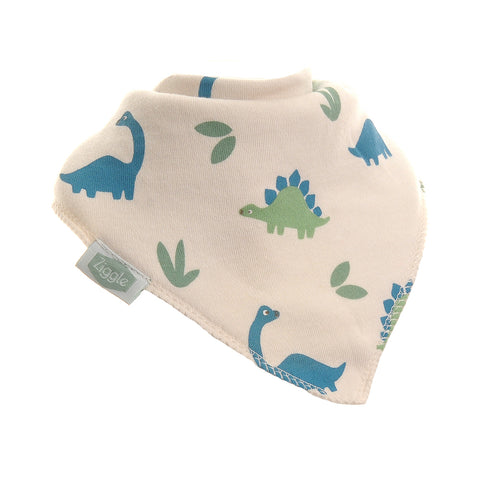 Ziggle Bandana Dribble Bibs Dino print