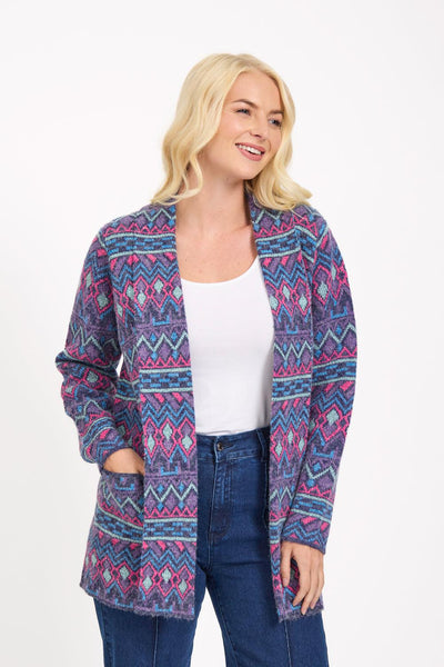 Mudflower Fairisle Cardigan SU-24MF-539