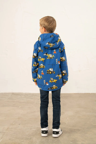 Little Lighthouse Finlay Boys Jacket - Royal JCB