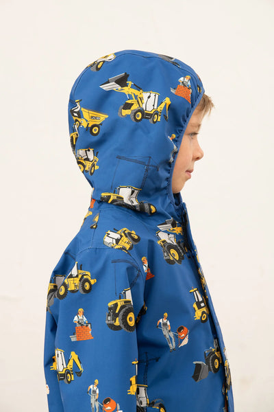 Little Lighthouse Finlay Boys Jacket - Royal JCB