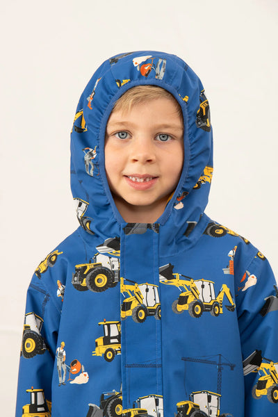 Little Lighthouse Finlay Boys Jacket - Royal JCB