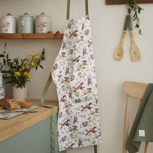 Cooksmart 100% Cotton Apron Forest Fable AP2681