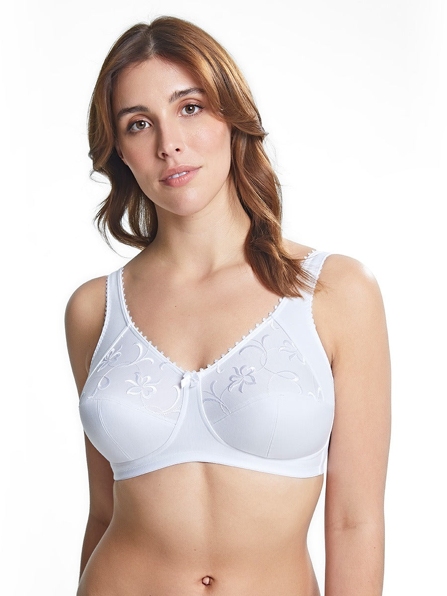LADIES  COTTON NON WIRED BRA