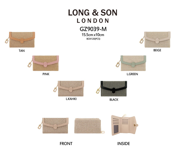 Long&Son Ladies  Medium Size Wallet Purse GZ9039-M