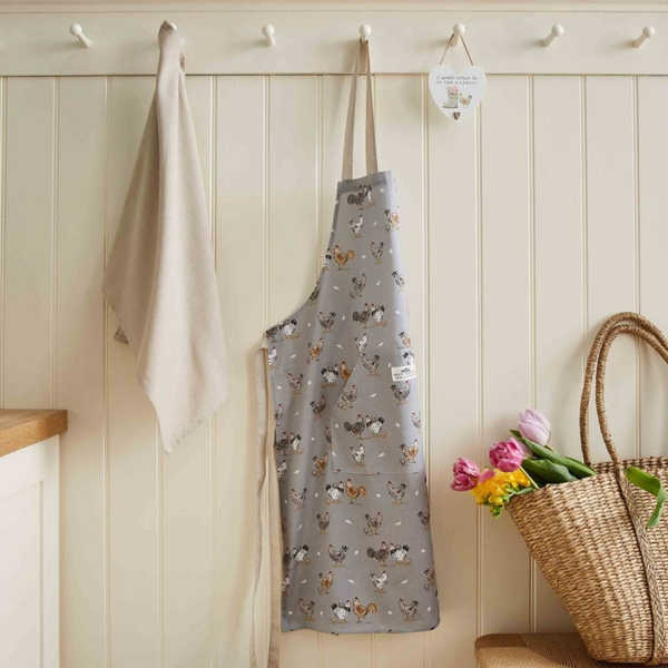 Cooksmart Hen House Lane 100% Cotton Apron AP2635
