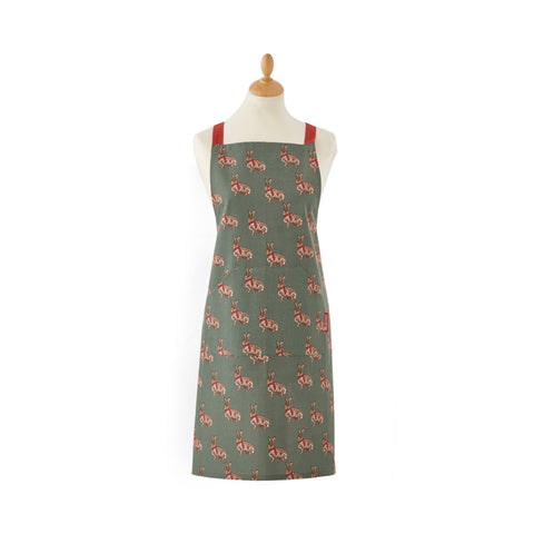 Cooksmart Christmas Heritage Hare 100% Cotton Apron AP2793