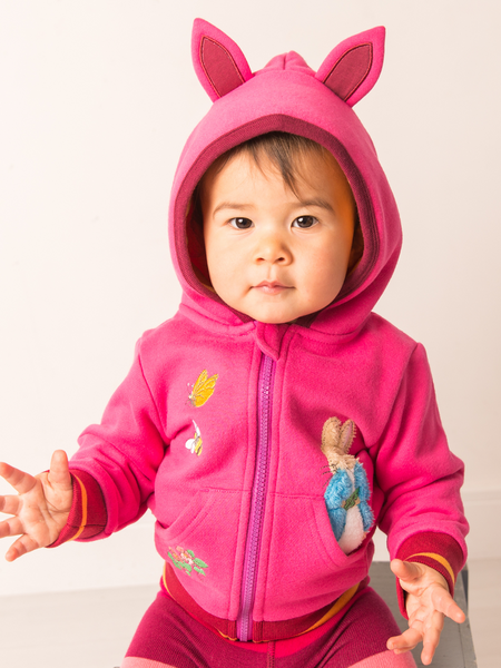 Blade & Rose Peter Rabbit Autumn Leaf Hoodie Pink