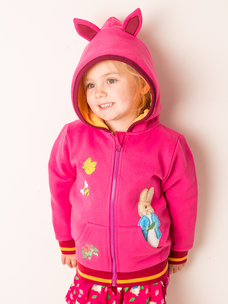 Blade & Rose Peter Rabbit Autumn Leaf Hoodie Pink