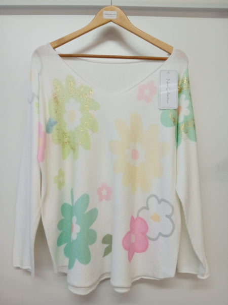 New Collection Ladies Long Sleeve Knit Top ART1605