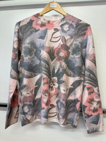 Beauty Woman Ladies High Neck Print Top LJ655