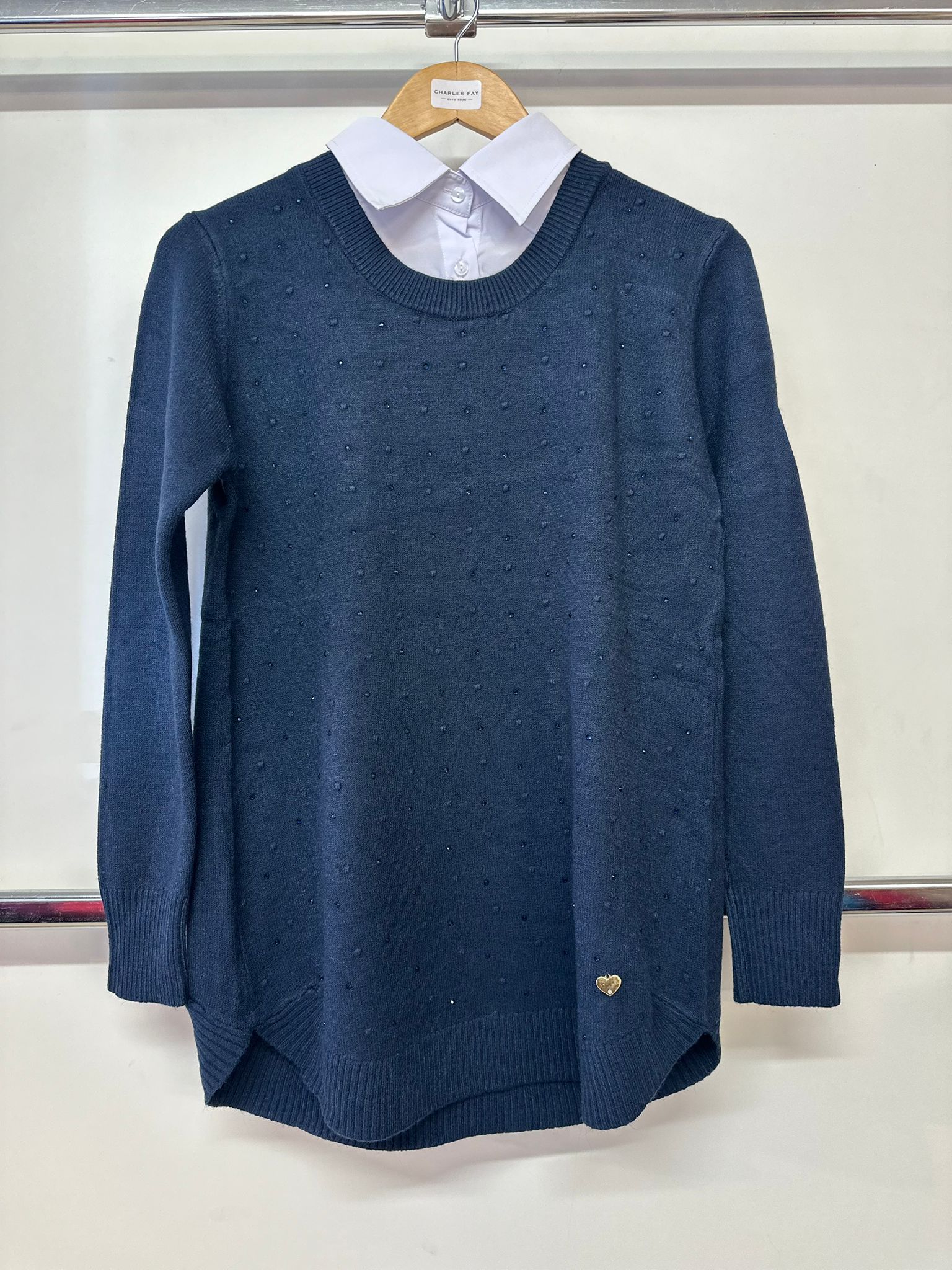 Cristal Moon Ladies Faux Shirt & Jumper One Size MC60568